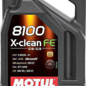 MOTUL SAE 5W-30 8100 X-CLEAN FE C2/C3
