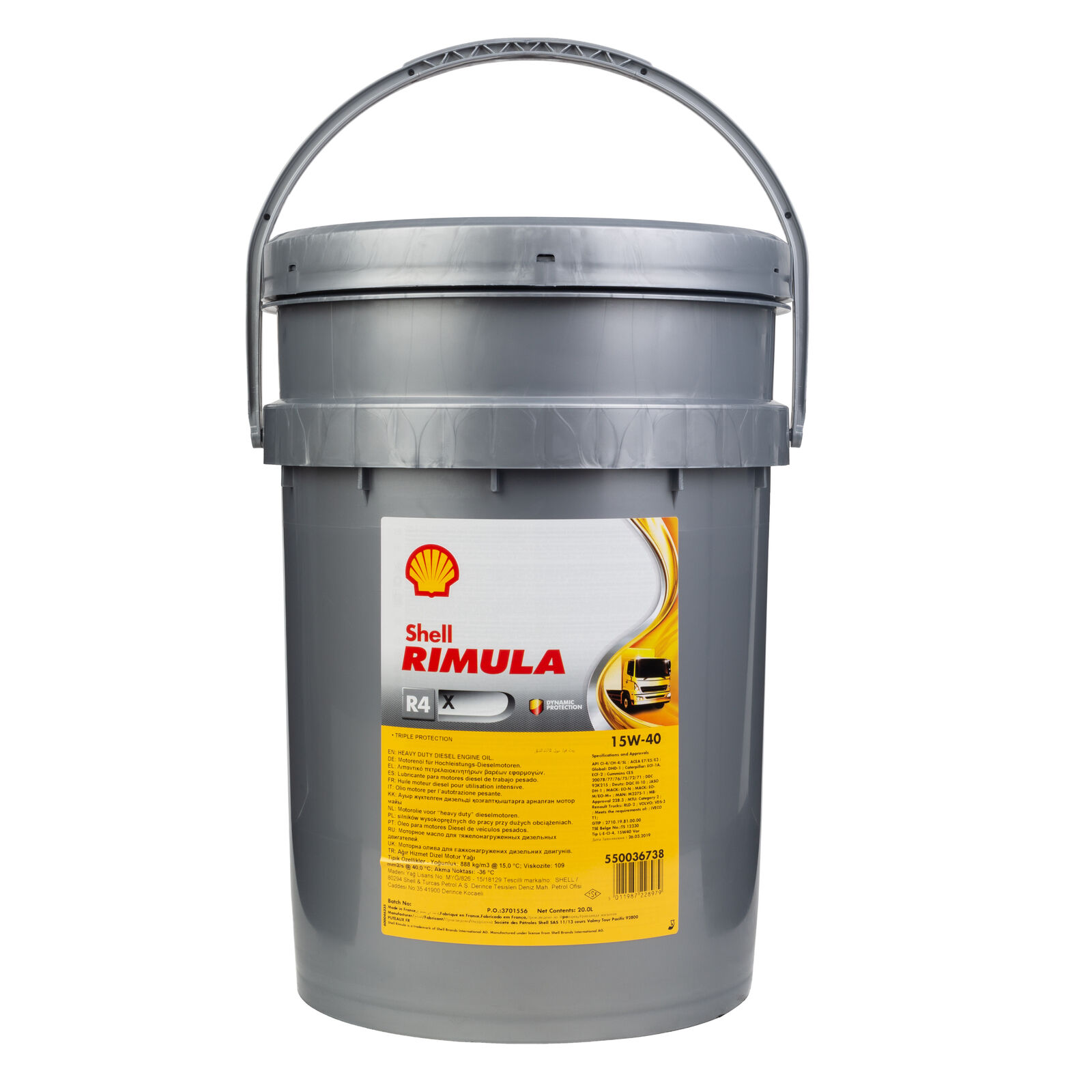SHELL SAE 15W-40 RIMULA R4 X