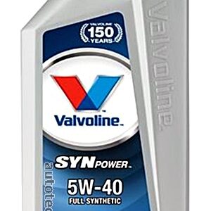 VALVOLINE SAE 5W-40 SYNPOWER