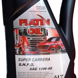 PLATIN SAE 15W/40 SUPER CARRERA S.H.P.D.