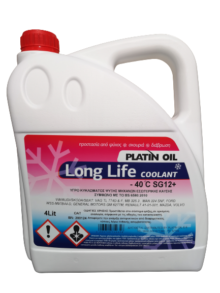 PLATIN ANTIFREEZE SG12 -40°C (ΡΟΖ)